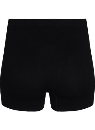 Nahtlose shorts mit normaler Taille, Black, Packshot image number 1