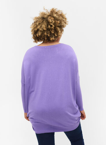 Strickbluse , Paisley Purple, Model image number 1