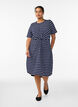 Kleid aus Baumwolle mit Twist-Detail, Blau, Model image number 1