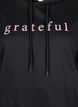 Sweatshirt mit Kapuze und Aufdruck, Schwarz, Packshot image number 2