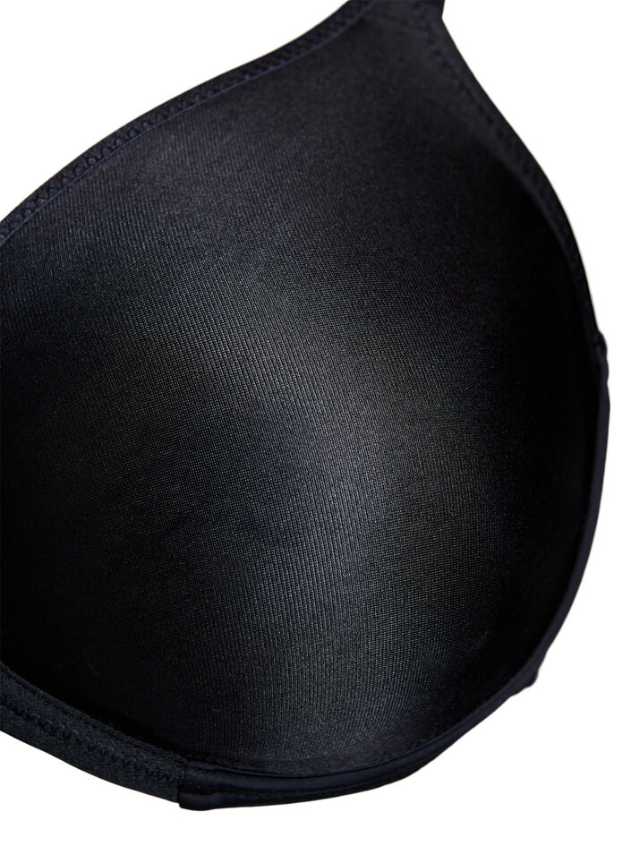Vorgeformter BH mit voller Abdeckung und starkem Halt, Schwarz, Packshot image number 2