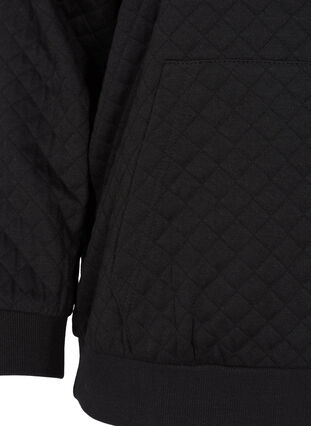 Sweatcardigan mit Kapuze und Reißverschluss, Black, Packshot image number 3