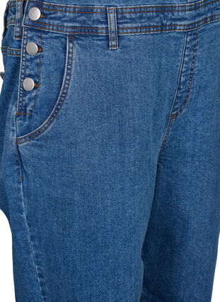 Jeans-Latzhosen, Blue Denim, Packshot image number 3
