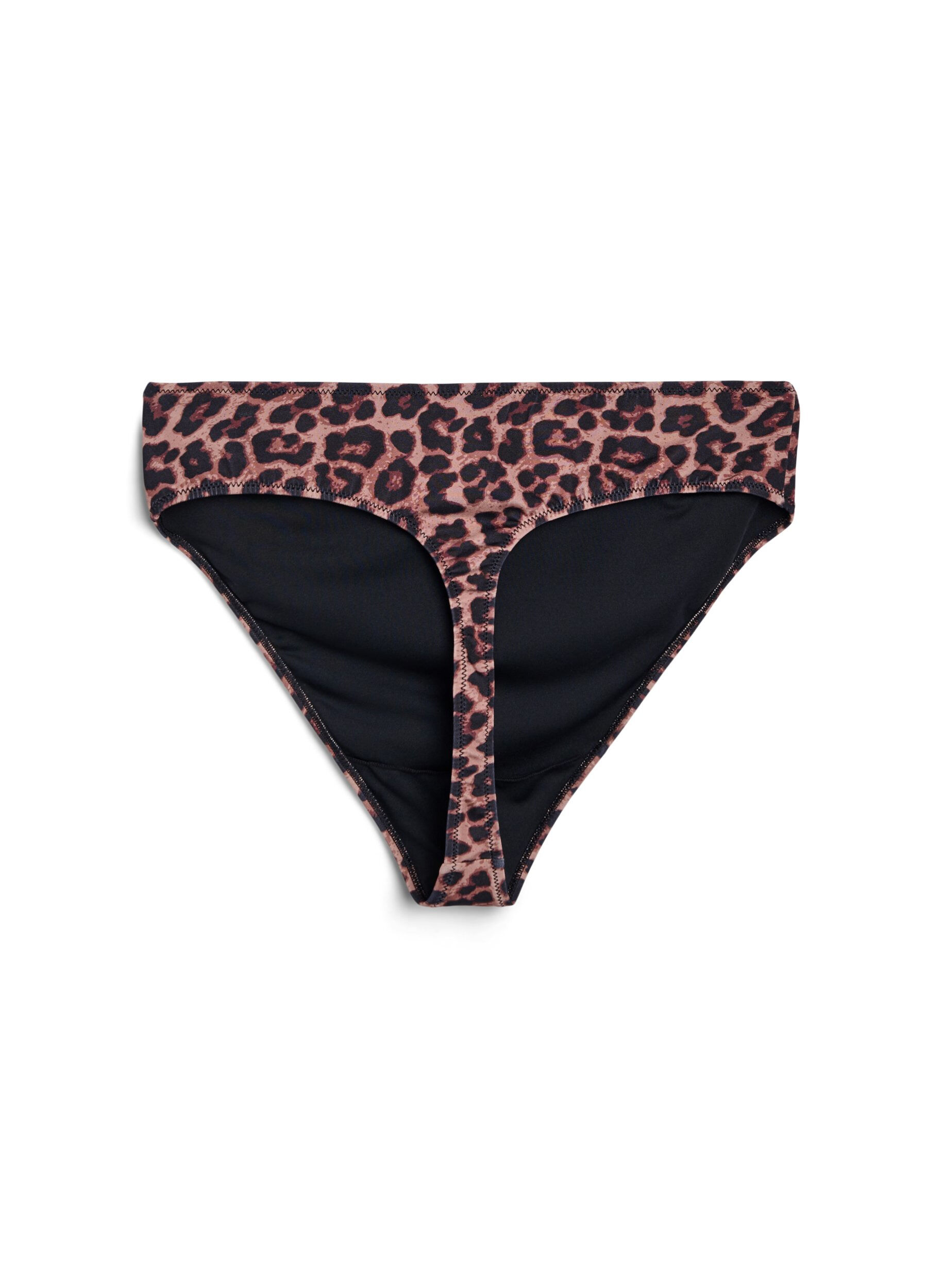 ZizziLeopard Bikini String, Braun, Packshot image number 1