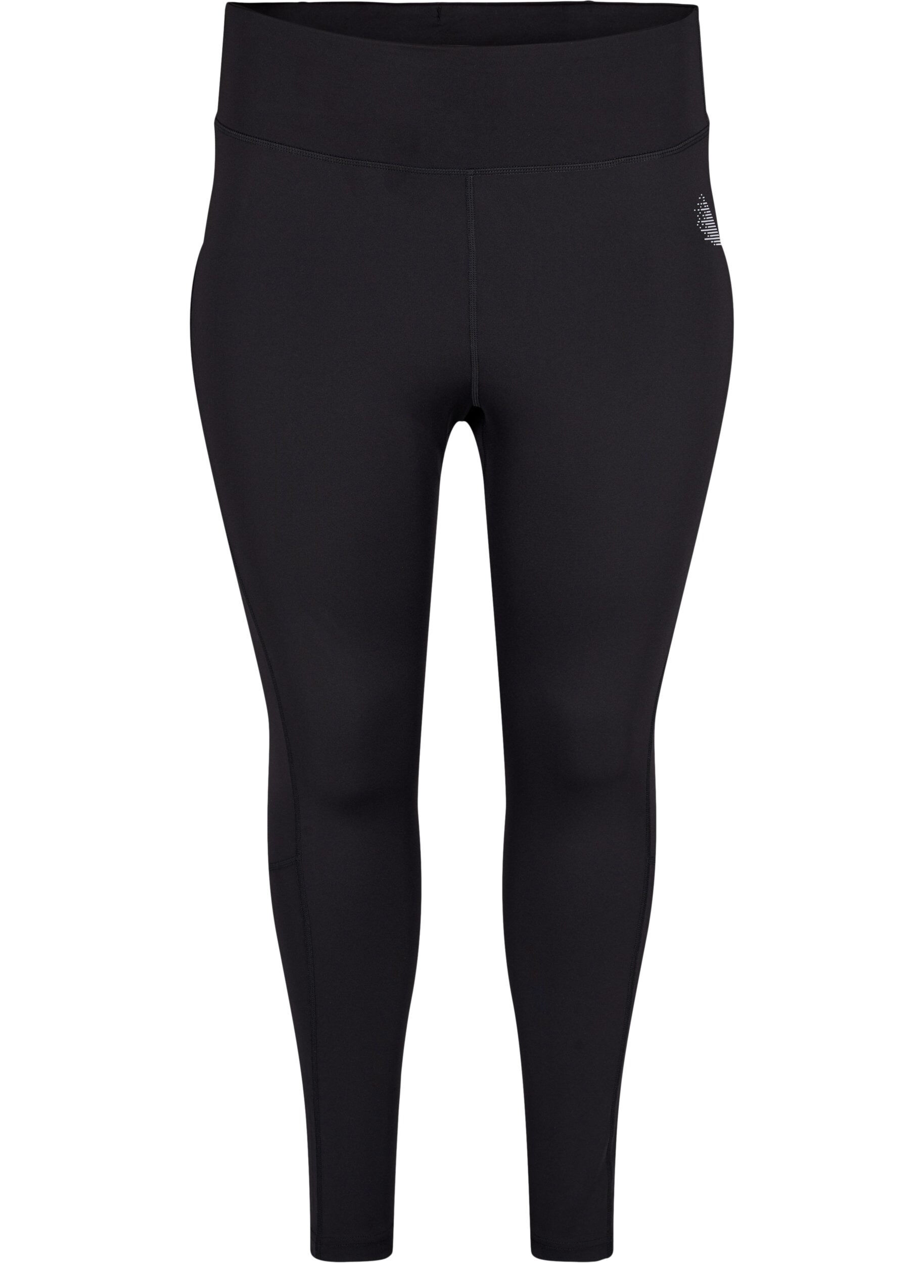ZizziCORE, POCKET TIGHTS - Trainingstights mit Mesh, Black, Packshot image number 0