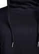 Kurzes Sweatshirtkleid mit Stehkragen und Taschen, Schwarz, Packshot image number 2