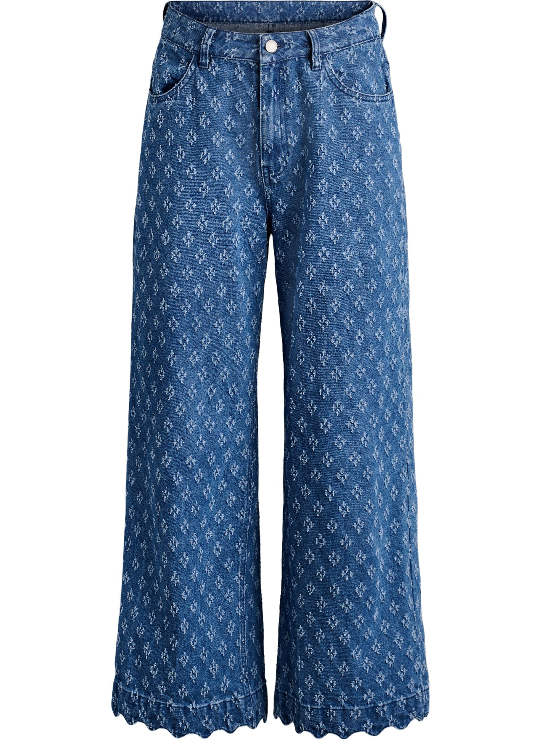 Myra Jeans mit weiter Passform und abgenutzter Optik