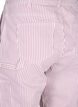Gestreifte Cargo-Jeans mit gerader Passform, Rose White Stripe, Packshot image number 3