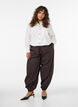 Ballonhose mit Taschen und elastischem Bund, Braun, Model image number 0