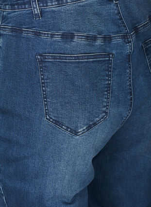 Jeans mit extra hoher Taille, Blue denim, Packshot image number 3