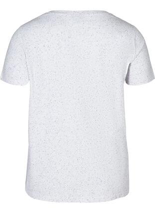 T-Shirt mit V-Ausschnitt, White, Packshot image number 1