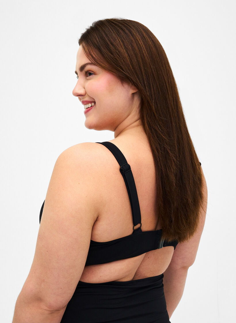 Bikini Oberteil, Schwarz, Model image number 2