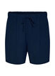 Kurze Hose mit Taschen und elastischem Bund, Blau, Packshot image number 0