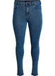 Amy Super Slim Fit Jeans mit hoher Taille, Blau, Packshot image number 0