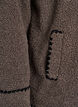 Teddyjacke mit Kontrastdetails, Braun, Packshot image number 3