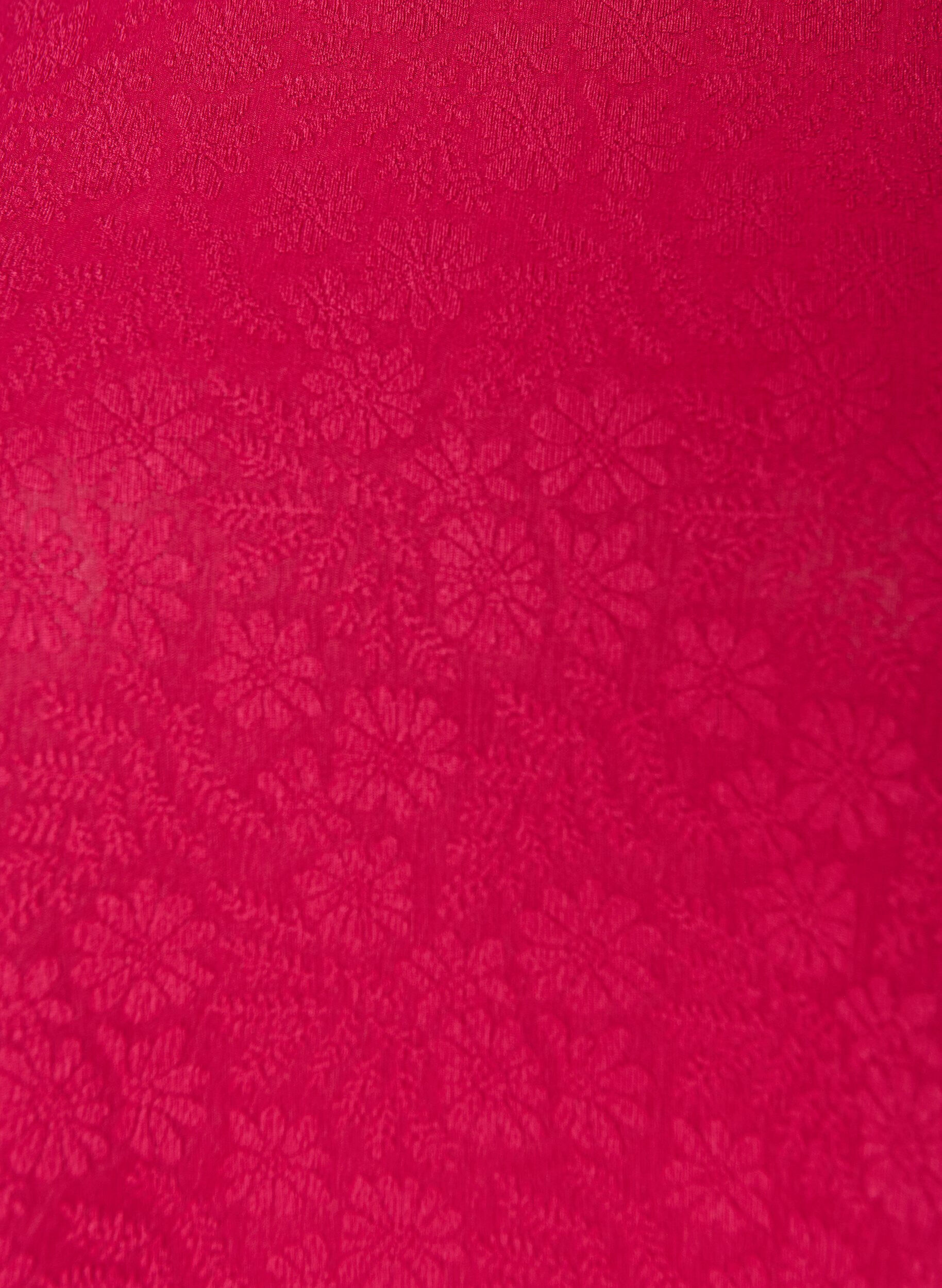 ZizziBluse mit Struktur und kurzen &Auml;rmeln, Pink, Packshot image number 2