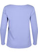 Langärmliges T-Shirt mit asymmetrischer Schnitt, Lavender Violet, Packshot image number 1