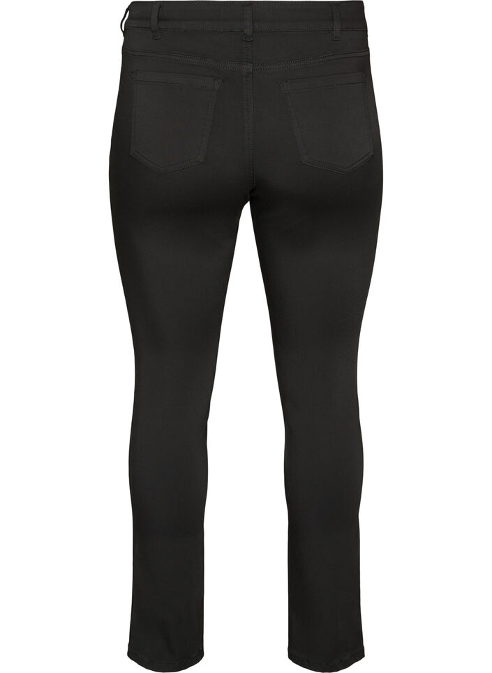 Emily Stay Black Jeans mit normaler Taille, Schwarz, Packshot image number 1