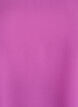 Bluse mit kurzen Ärmeln und Rundhalsausschnitt, Lila, Packshot image number 2