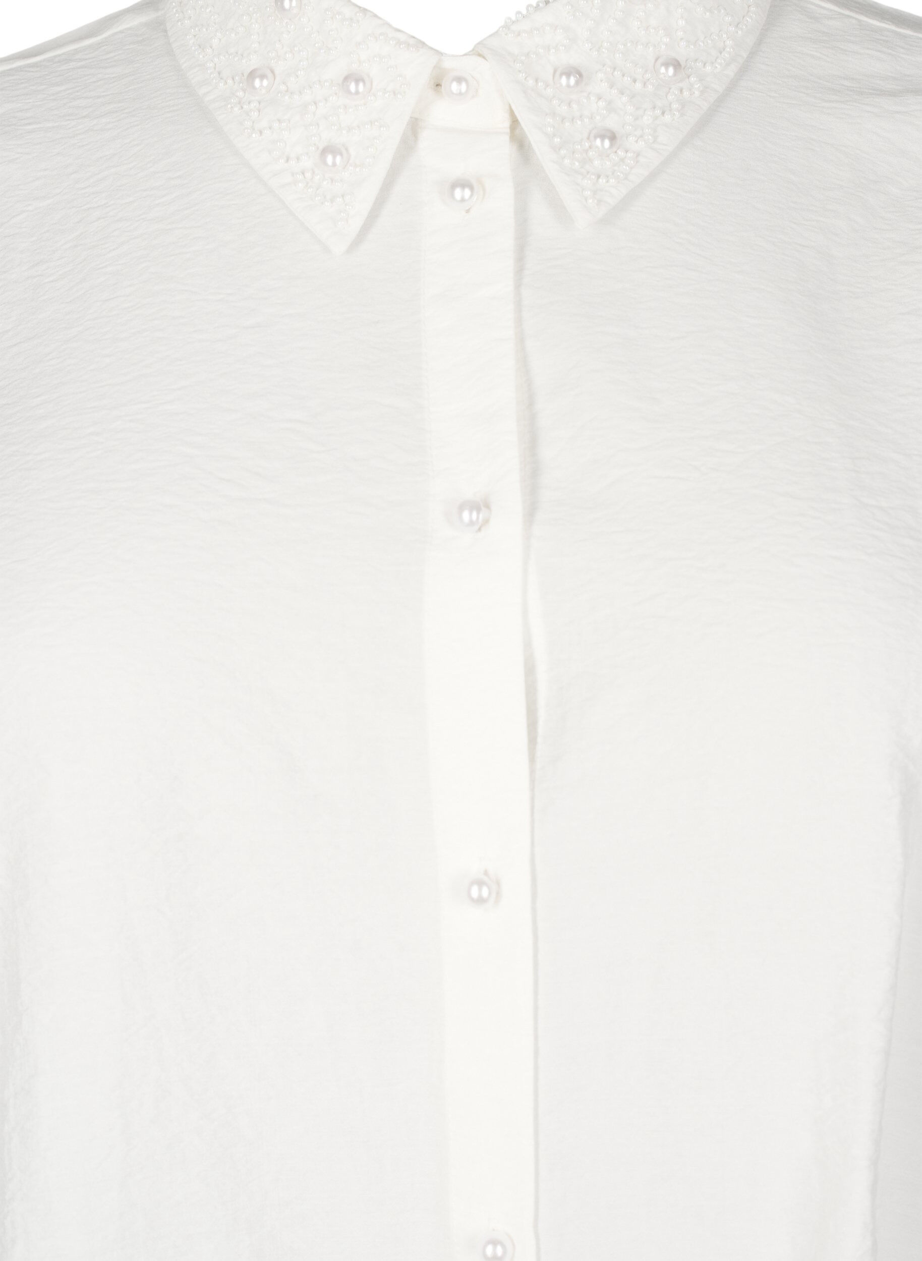 ZizziHemd mit Perlen, Snow White, Packshot image number 2
