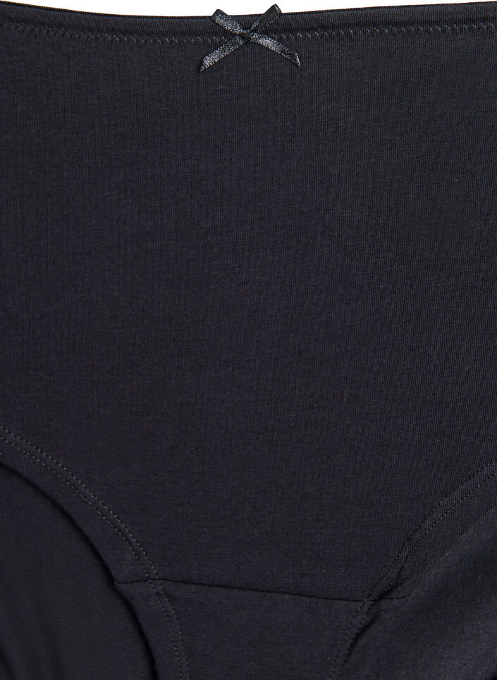 3er Pack Hipster-Panties mit Spitzenb&uuml;ndchen, Schwarz, Packshot image number 3