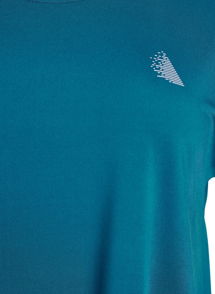 Langes Trainingsshirt, Petrol, Packshot image number 2