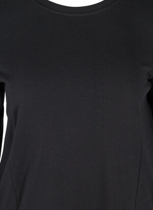 Sweatkleid mit Taschen und drapierten Ärmeln, Black, Packshot image number 2