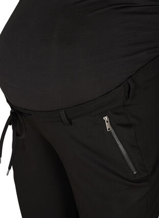 Schwangerschafts-Maddison-Hose mit Reißverschluss, Black, Packshot image number 2