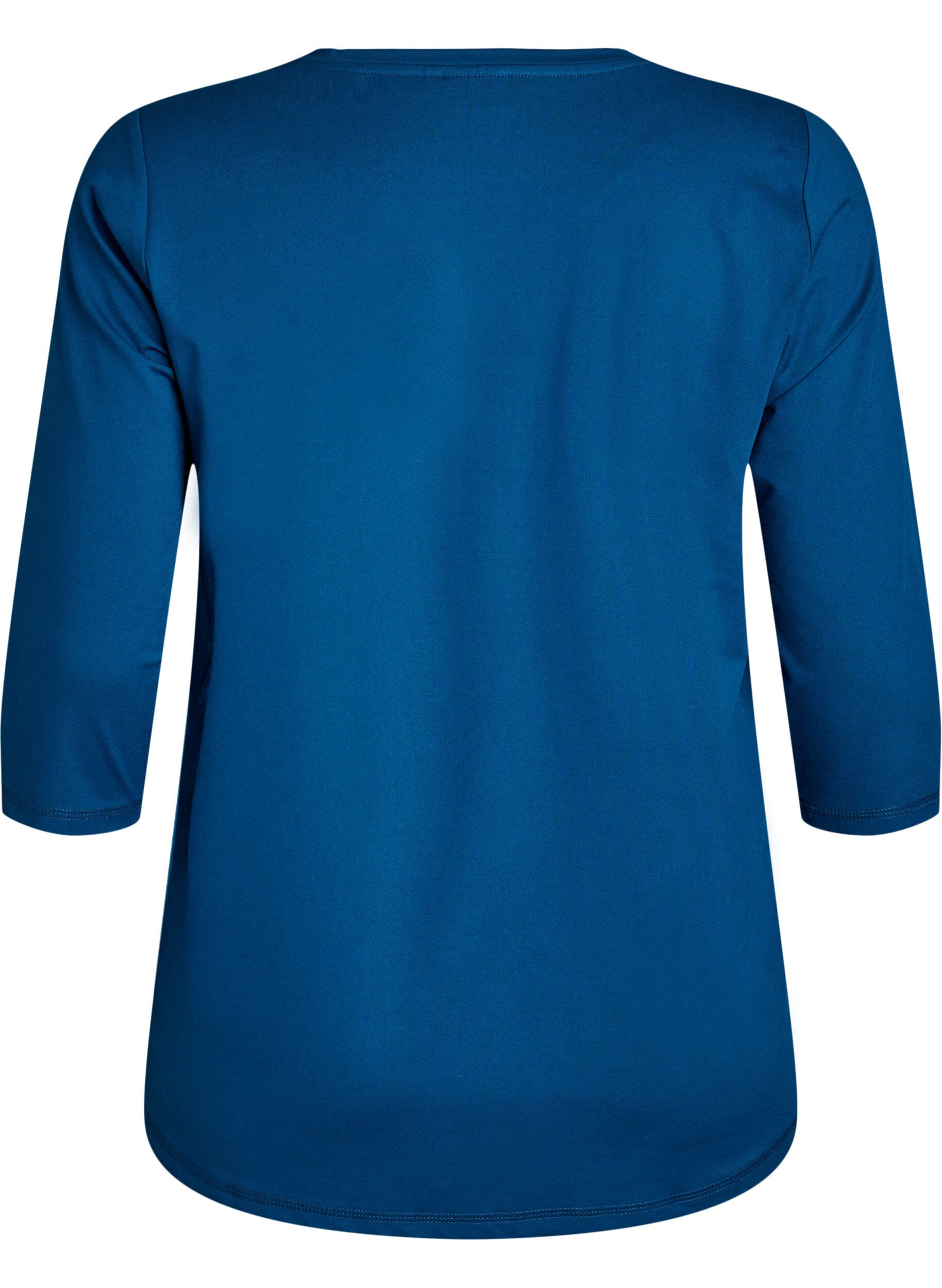 ZizziTrainingsshirt mit 3/4-&Auml;rmeln, Blau, Packshot image number 1