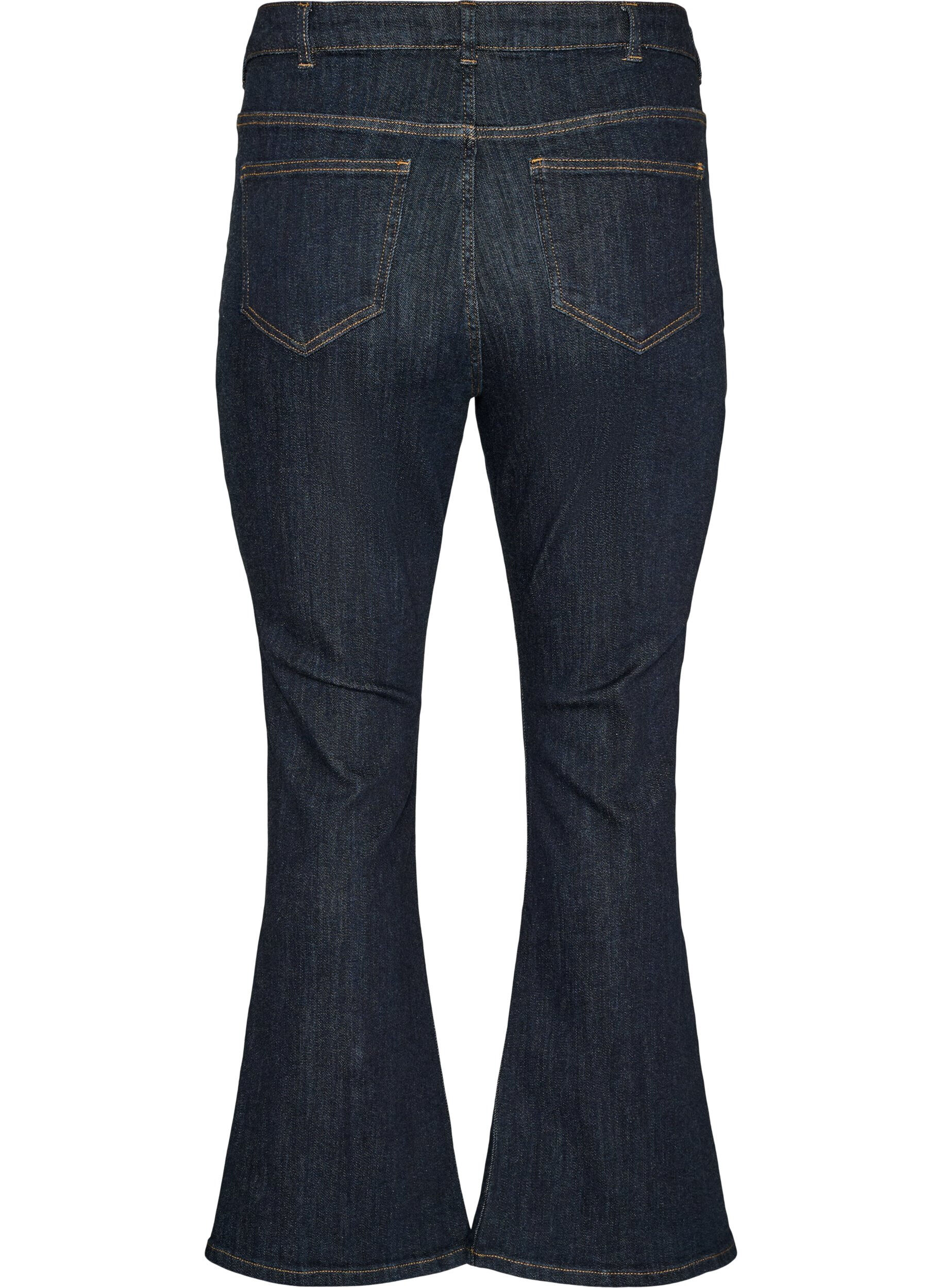 ZizziEllen Bootcut-Jeans mit hoher Taille, Blau, Packshot image number 1