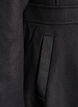 Wollmantel in A-Linie mit Taschen, Schwarz, Packshot image number 3