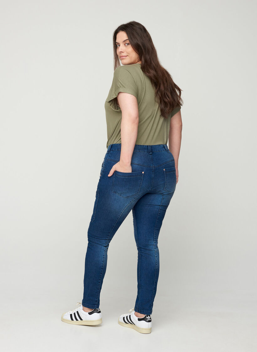 Sanna Jeans, Blue denim, Model image number 0