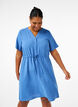 Kurzärmliges Kleid mit Bindeband an der Taille, Riverside, Model image number 0