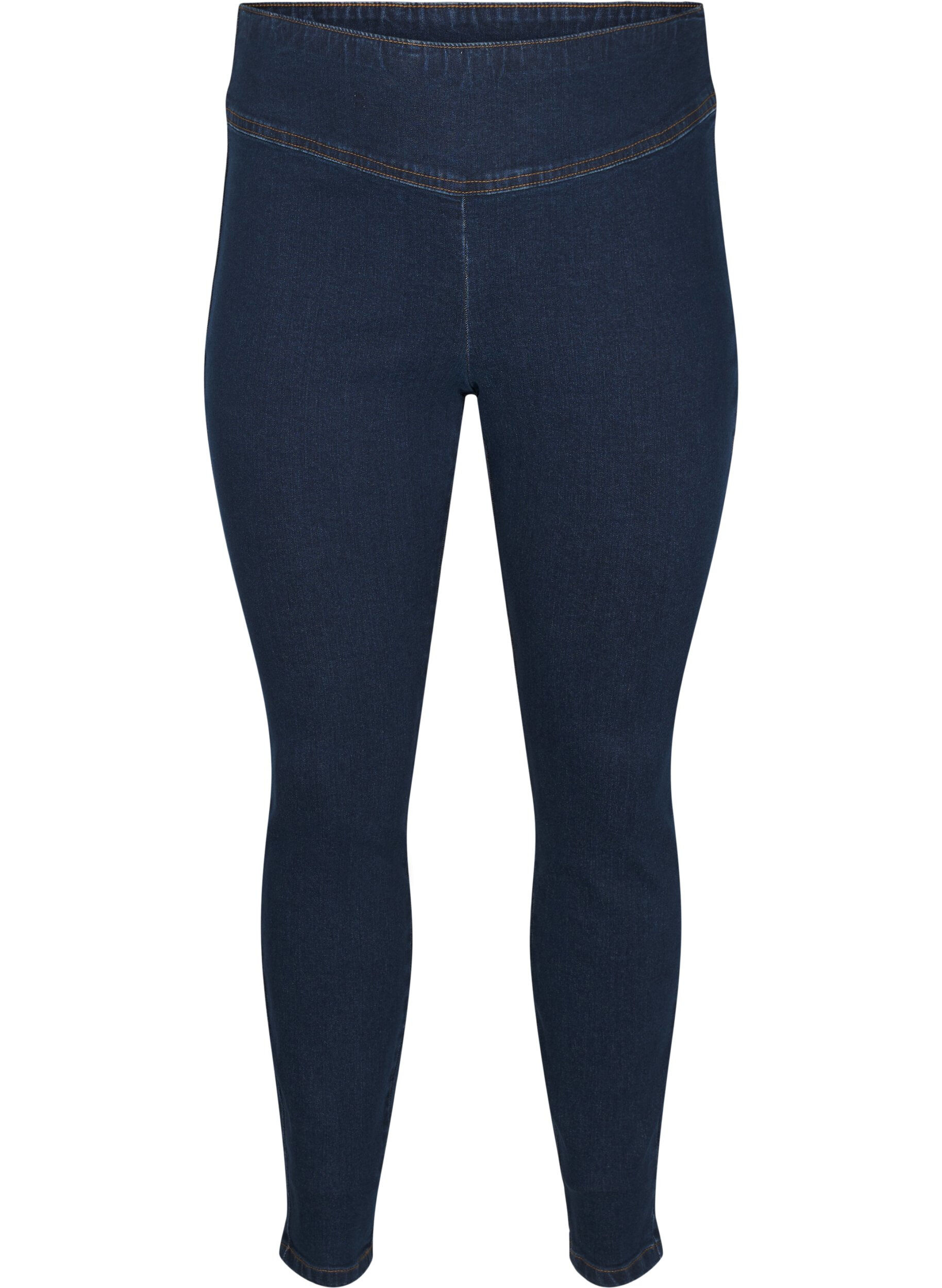 Elastische Jeggings mit hoher Taille