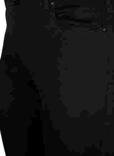 Slim Fit Emily Jeans mit normaler Taillenhöhe, Black, Packshot image number 2