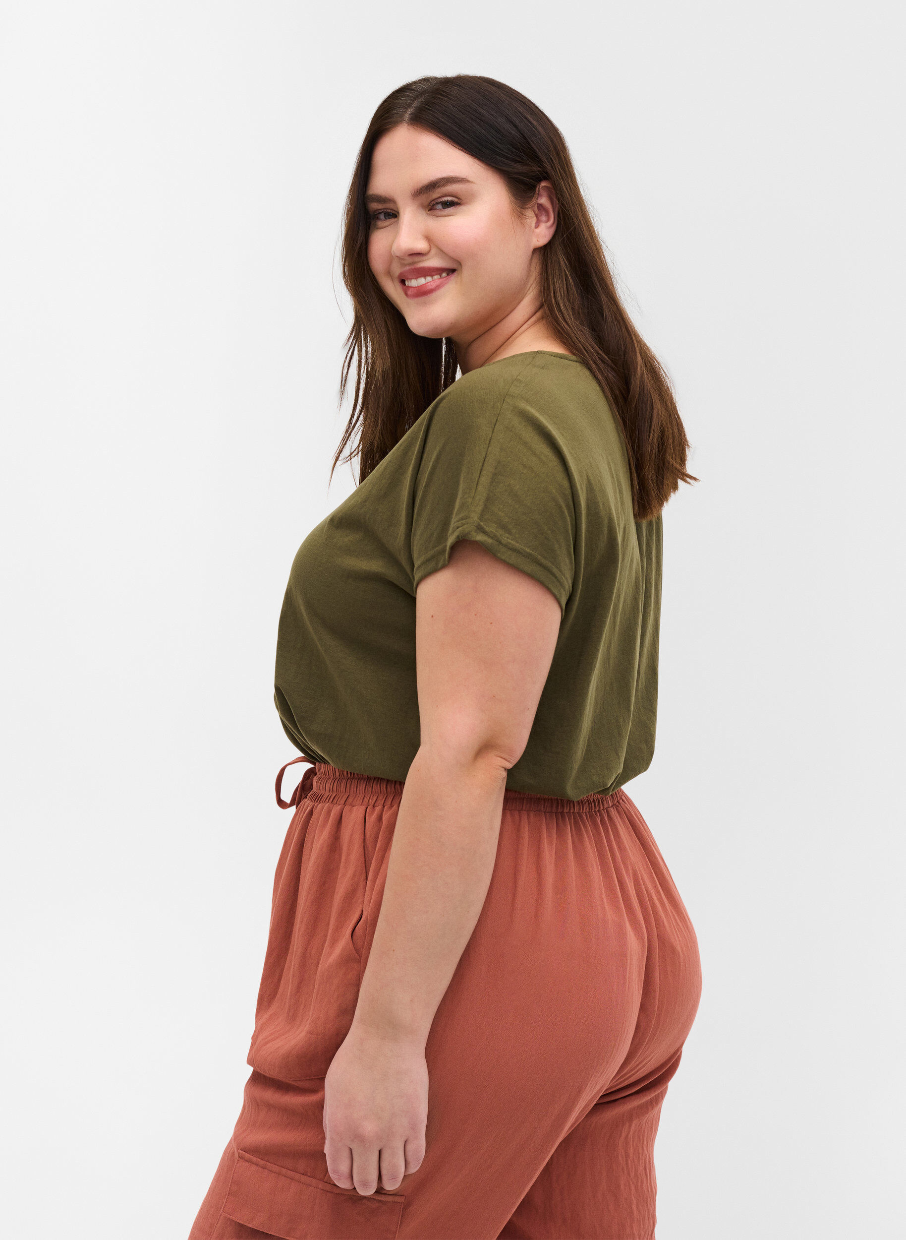 ZizziT-Shirt, Ivy Green, Model image number 2