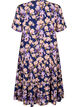 Kurzärmliges Viskose-Kleid mit Aufdruck, Small Flower AOP, Packshot image number 1