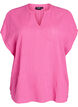 FLASH - Lockere Bluse mit angeschnittenen Ärmeln, Pink, Packshot image number 0