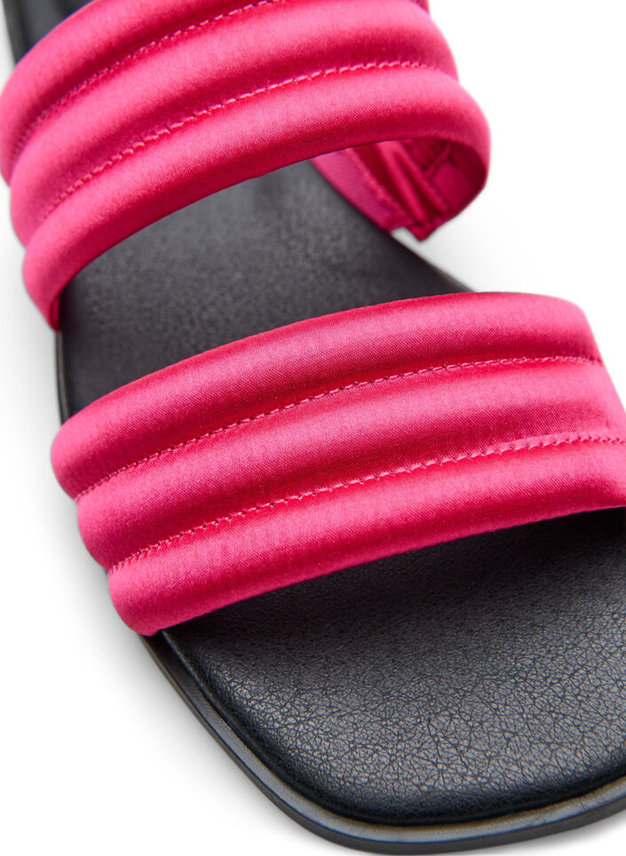 Sandale mit gepolsterten Riemen, Pink, Packshot image number 3