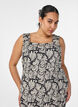 Sommerkleid mit breiten Tr&auml;gern, Schwarz, Model image number 2
