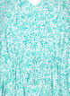 Viskose Kaftan Kleid mit Druck, Green Dot, Packshot image number 2