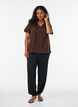 T-Shirt mit Knopfleiste, Braun, Model image number 1
