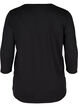 Trainingsshirt mit 3/4-&Auml;rmeln, Schwarz, Packshot image number 1