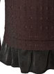 Strukturierte Bluse mit R&uuml;schensaum, Braun, Packshot image number 3