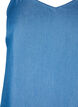 Midikleid aus Denim mit Spaghettiträgern, Blau, Packshot image number 2
