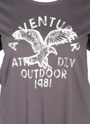T-Shirt aus Baumwolle mit Print, Magnet, Packshot image number 2