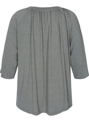 Einfarbige Bluse mit 2/4-Ärmeln, Urban Chic Mél, Packshot image number 1