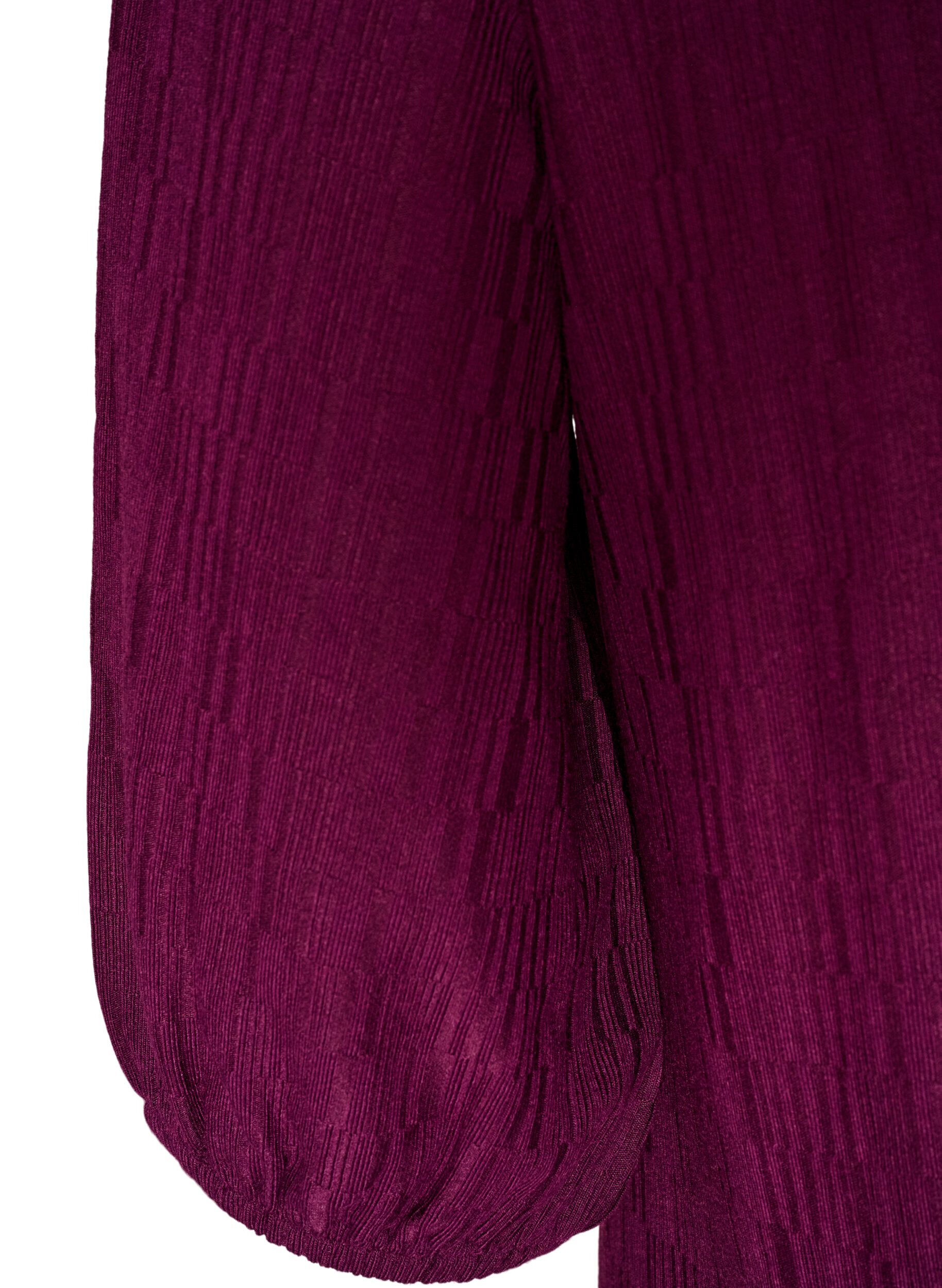 ZizziKleid in Ballonform mit Struktur, Rot, Packshot image number 3