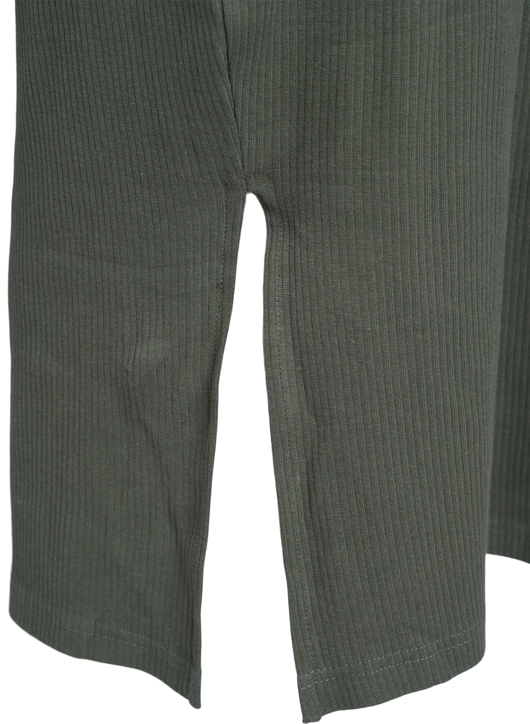 ZizziMaxikleid aus Jersey mit kurzen &Auml;rmeln, Gr&uuml;n, Packshot image number 3