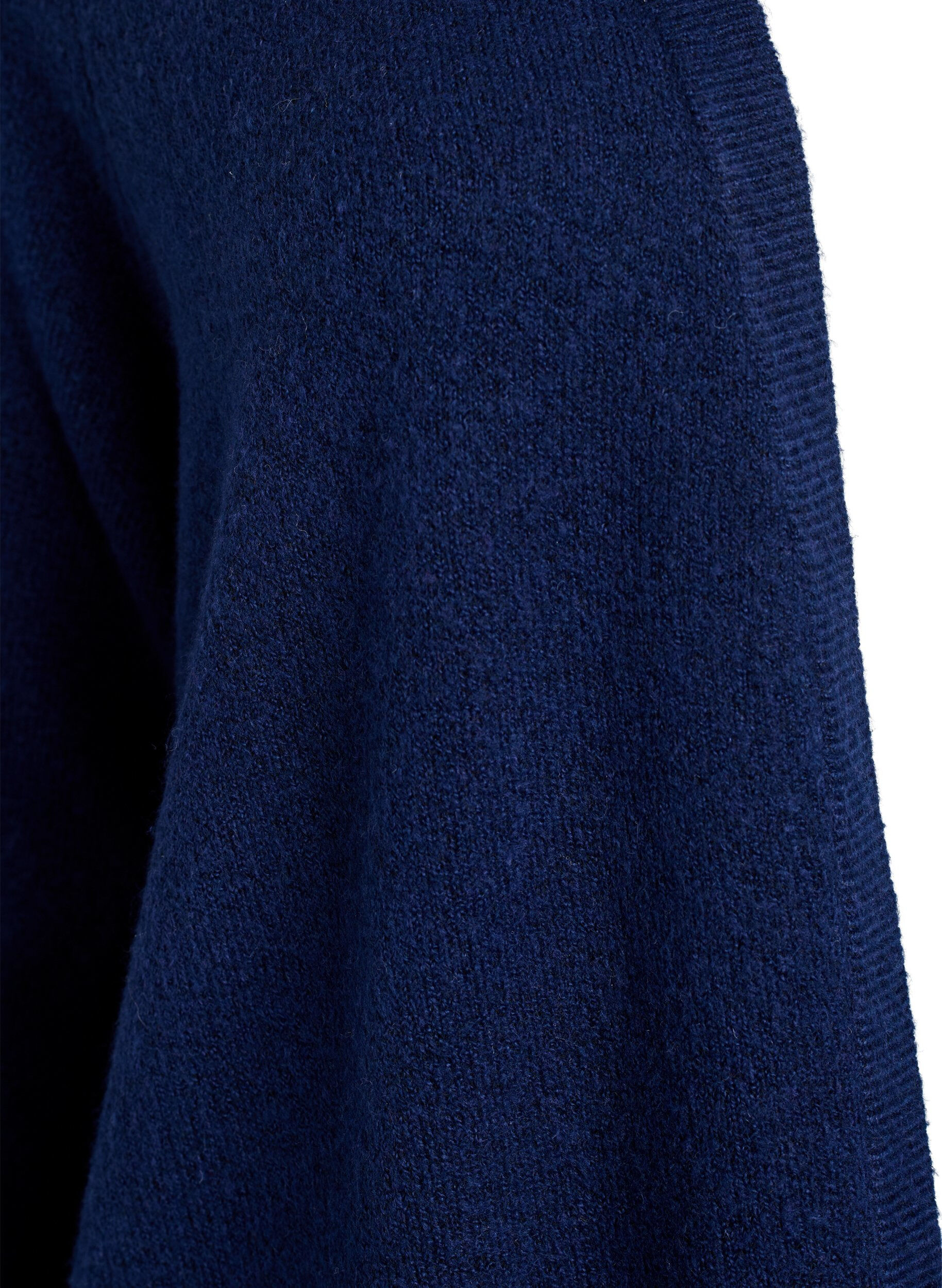 ZizziStrickjacke mit Rippenstrick und Taschen, Blau, Packshot image number 2